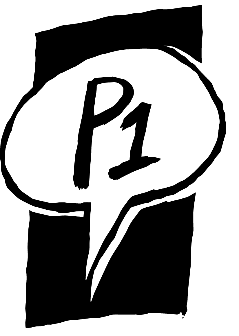 P1 Logo for Black BG@8x